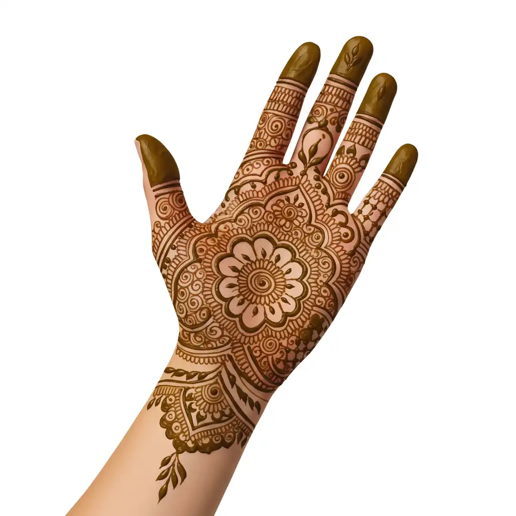 Flower Designs mehndi designs